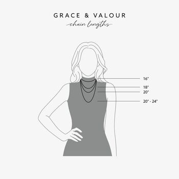 Chain length options Grace & Valour