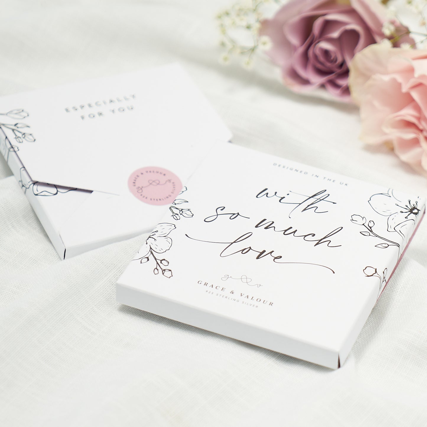 Grace and Valour - With so much love jewellery packaging