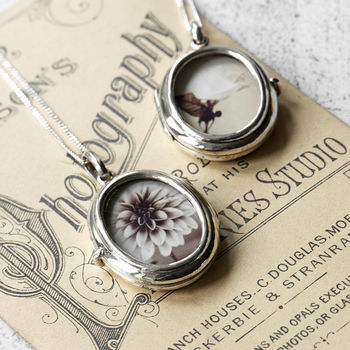 silver 925 locket, two pictures, memorial locket, gift for mum, thoughtful gift, sympathy gift, add your photographs,
