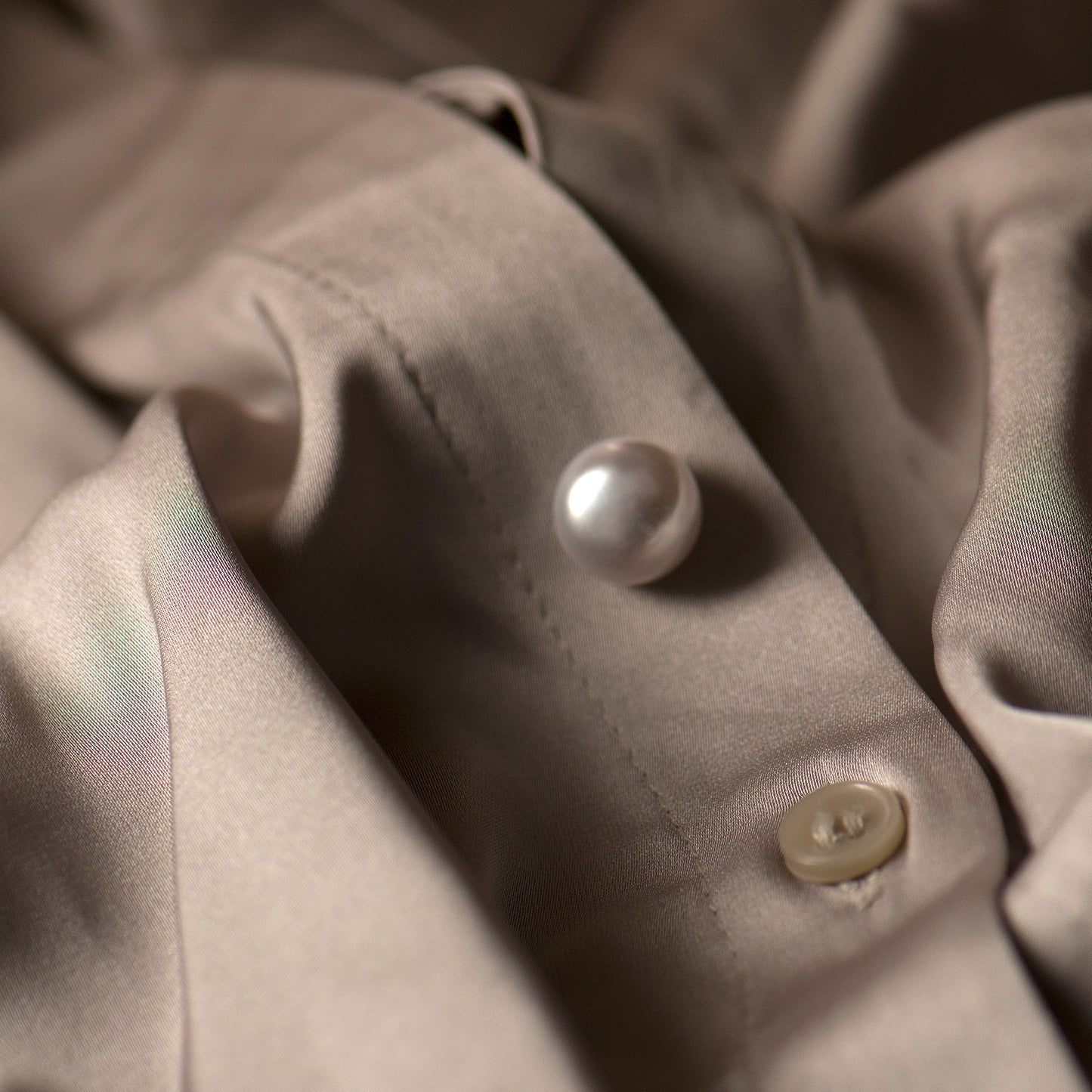 White pearl modesty pin on low cut blouse, no cleavage pin, gifts under £10