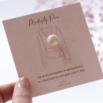 Modesty Pins... The accessory you didn’t know you needed.