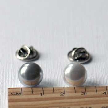 10mm white pearl modesty pin