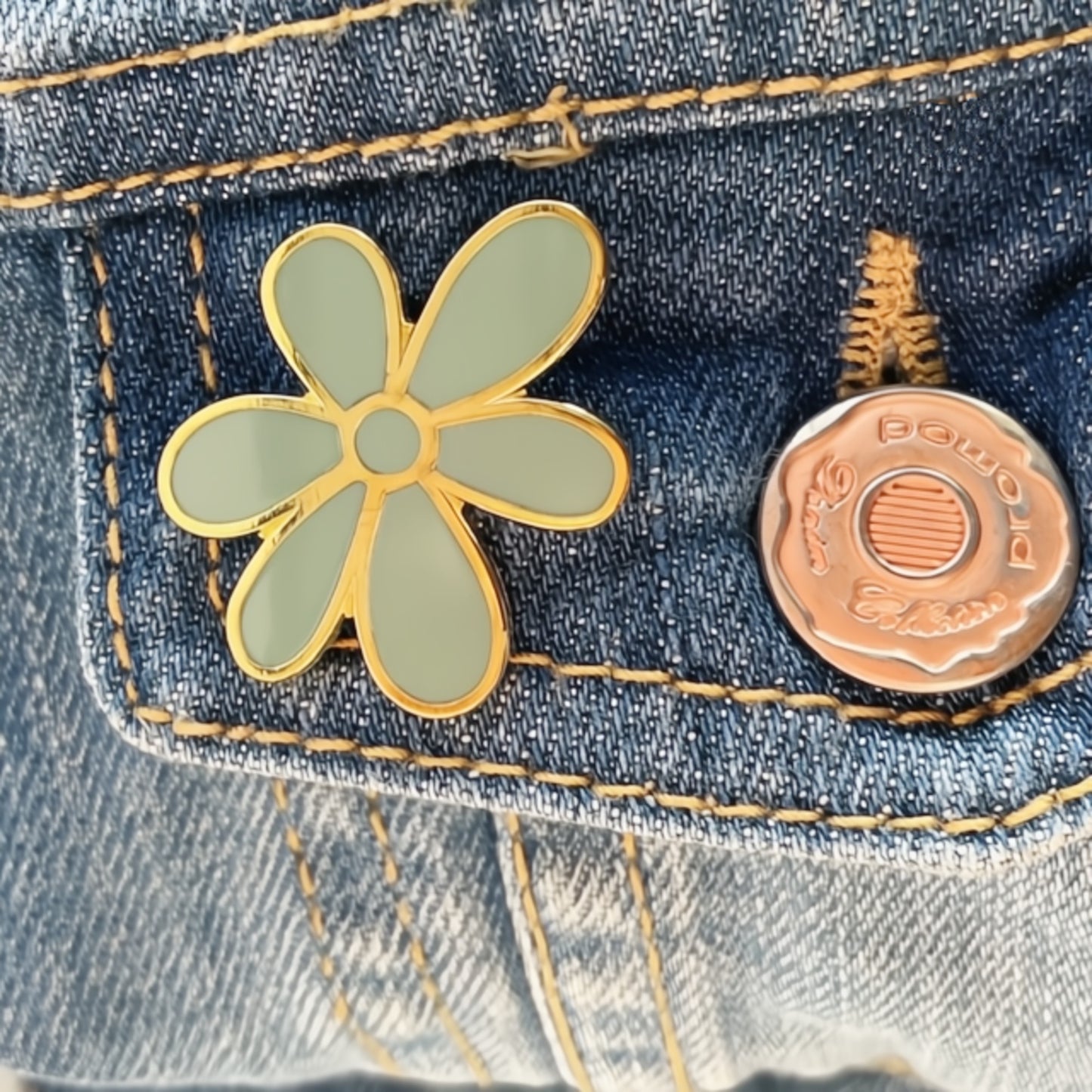 The Wonky Daisy Club Pin Badge | Reminder You Are Enough