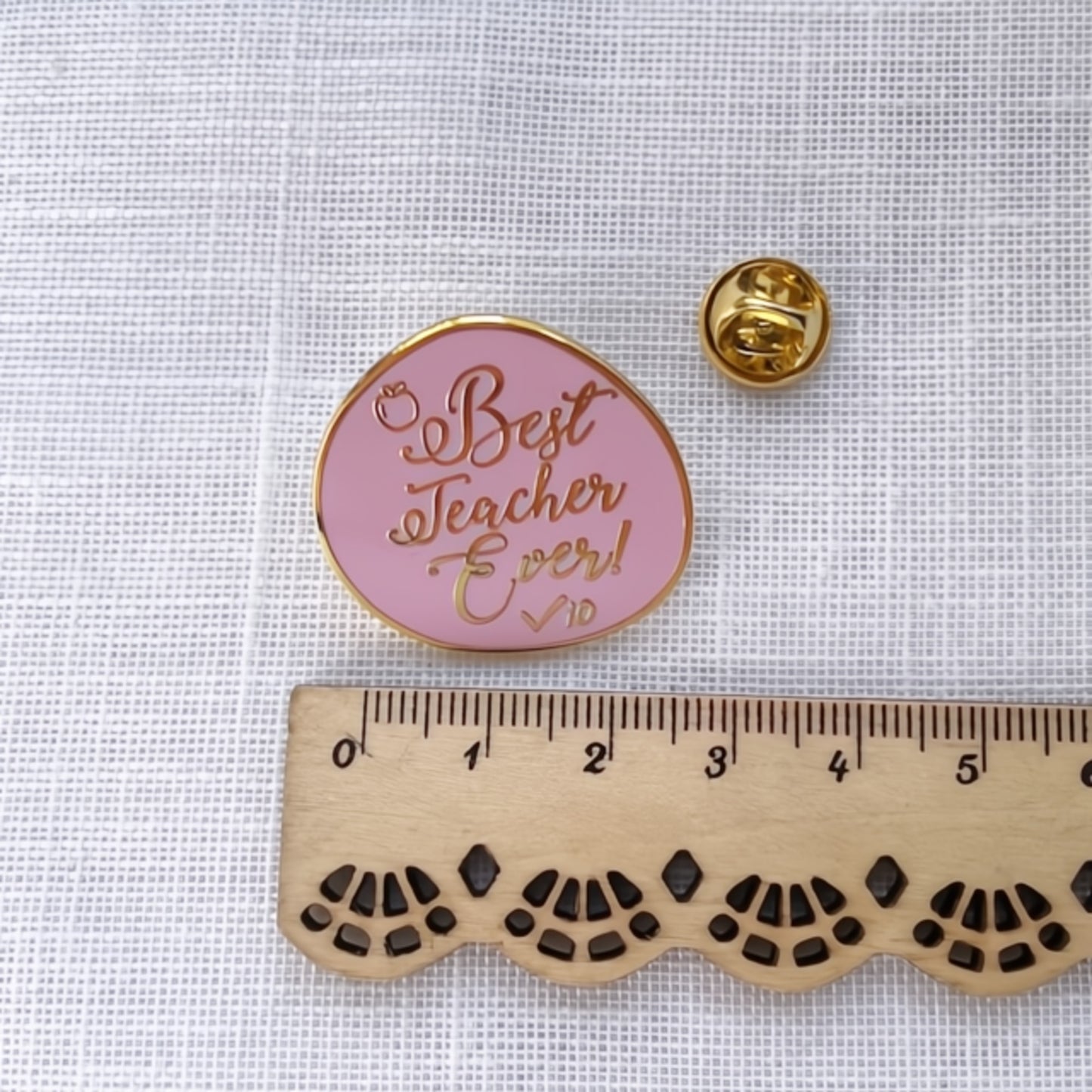 Best Teacher Ever Enamel Pin | Teacher Appreciation Gift