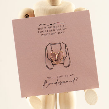 Bridesmaid Gift modesty pin Gold