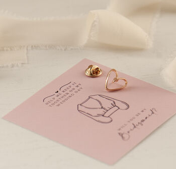 Bridesmaid Gift modesty pin Gold